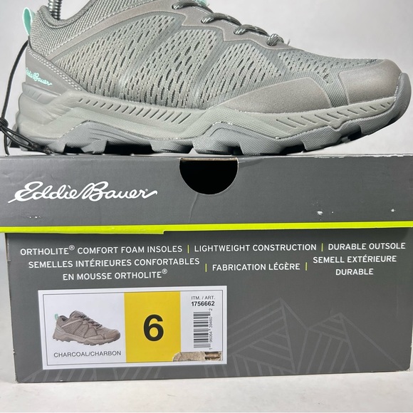 New Eddie Bauer Trail Hiking Shoe Ortholite Lightweight outdoor Sneaker; Women 6 - Picture 3 of 16